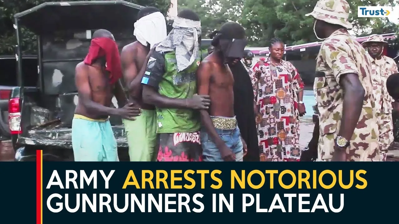 Army Operations: Troops arrest notorious gunrunners, recover weapons in Plateau