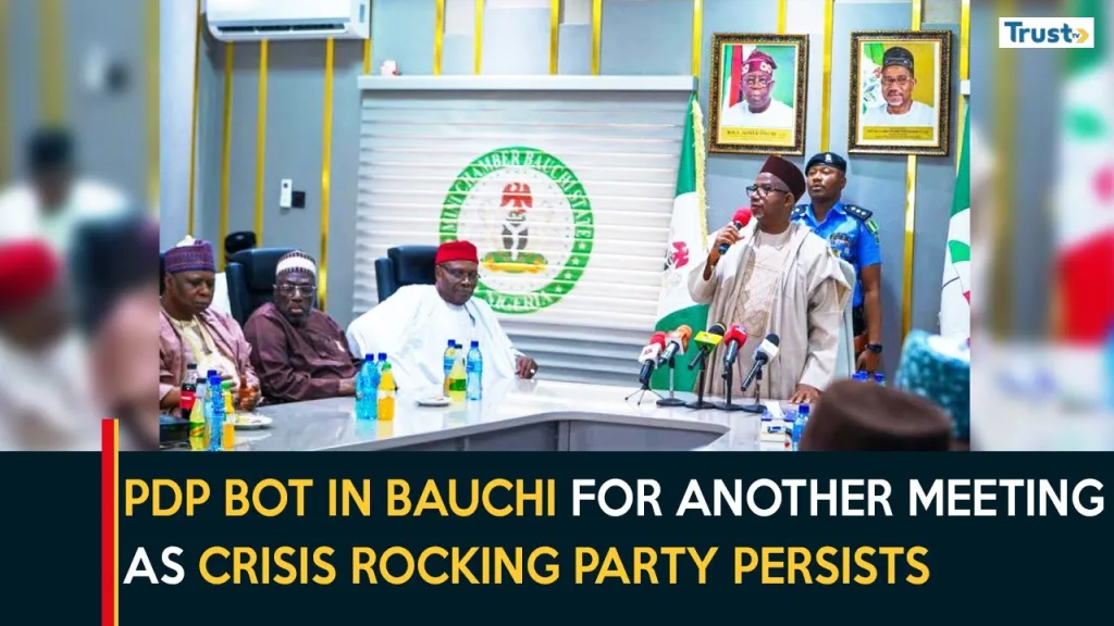 PDP BoT in Bauchi for another meeting as crisis rocking Party persists