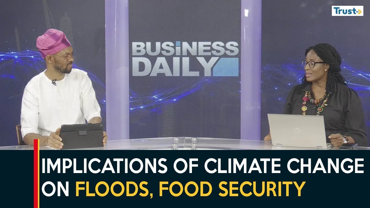 Implications of climate change on floods and food security