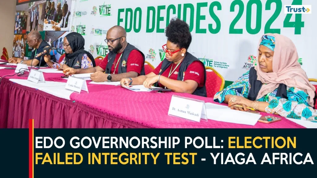 Edo Governorship Poll: Election failed integrity test – Yiaga Africa