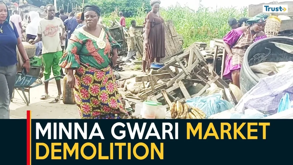 Minna Gwari Market Demolition: Traders count losses as Niger Govt levels illegal structures