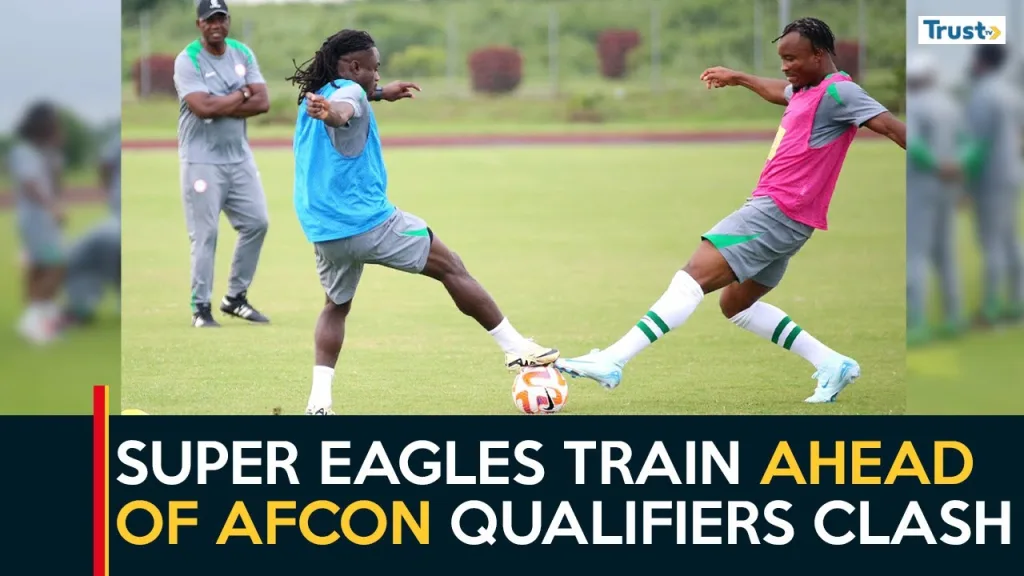 Eguavoen leads Super Eagles in first training