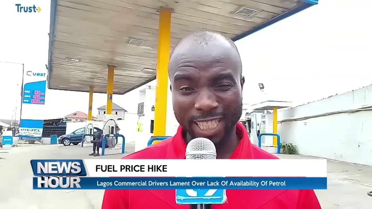 Lagos commercial drivers lament over lack of availability of petrol