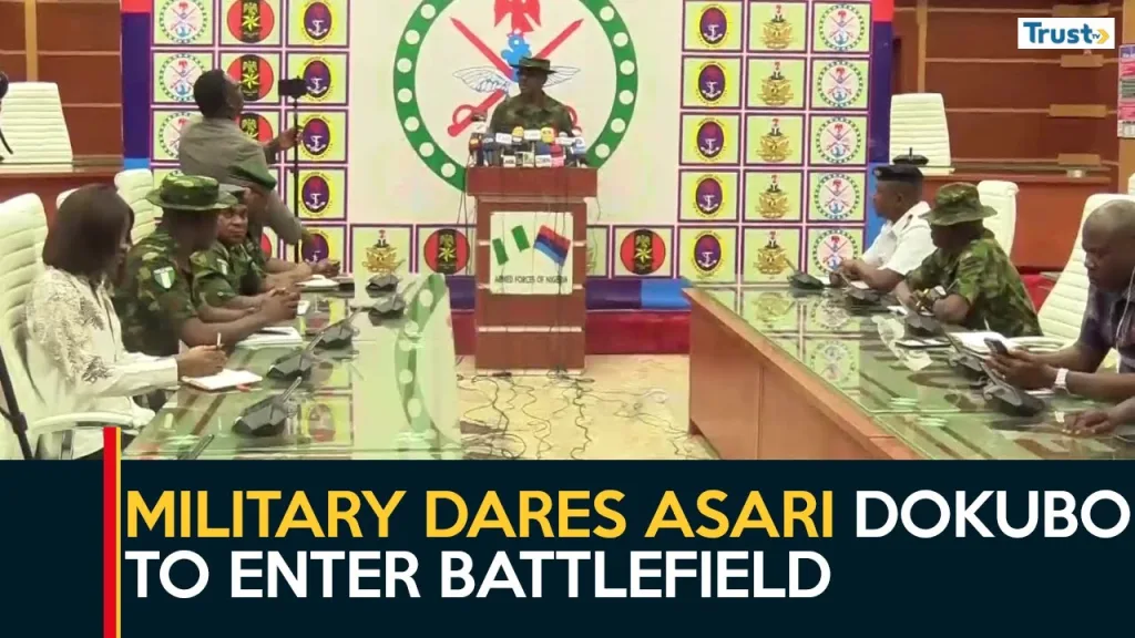 Military dares Asari Dokubo to enter battlefield