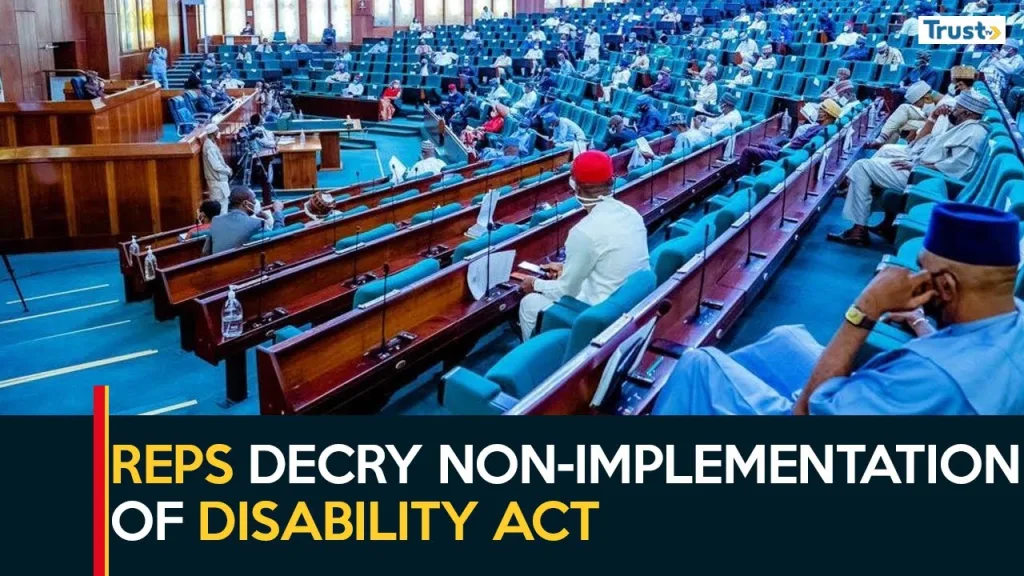Disability Act: Reps decry non-implementation 6 years after passage