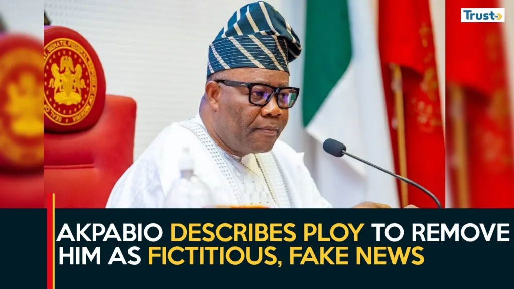 Impeachment Claim: Akpabio describes ploy to remove him as fictitious, fake news