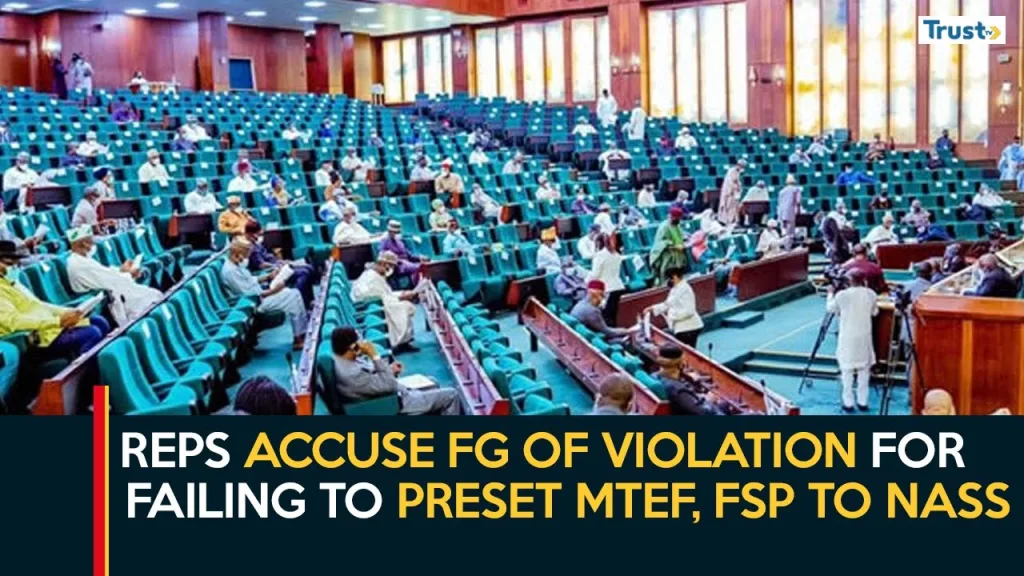 Reps accuse FG of violation for failing to preset MTEF, FSP to NASS