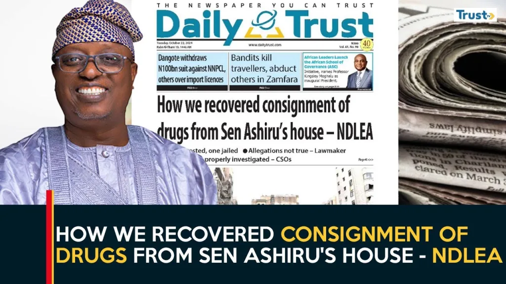 How we recovered consignment of drugs from Sen Ashiru’s house – NDLEA