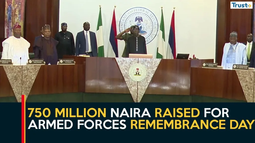 750 million naira raised for Armed Forces Remembrance Day