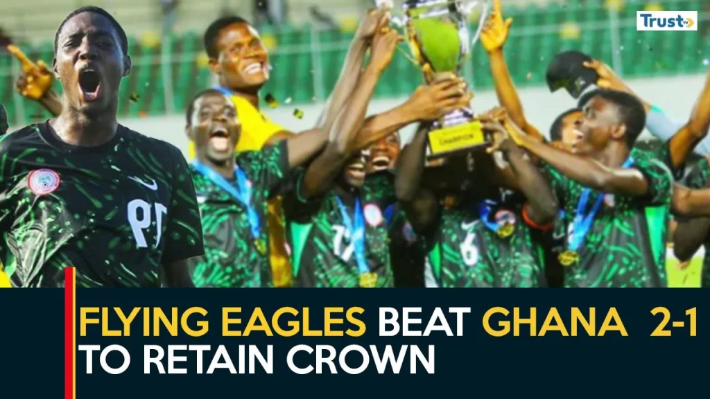 Flying Eagles beat Ghana 2-1 to retain crown as Dikko takes over at NSC 