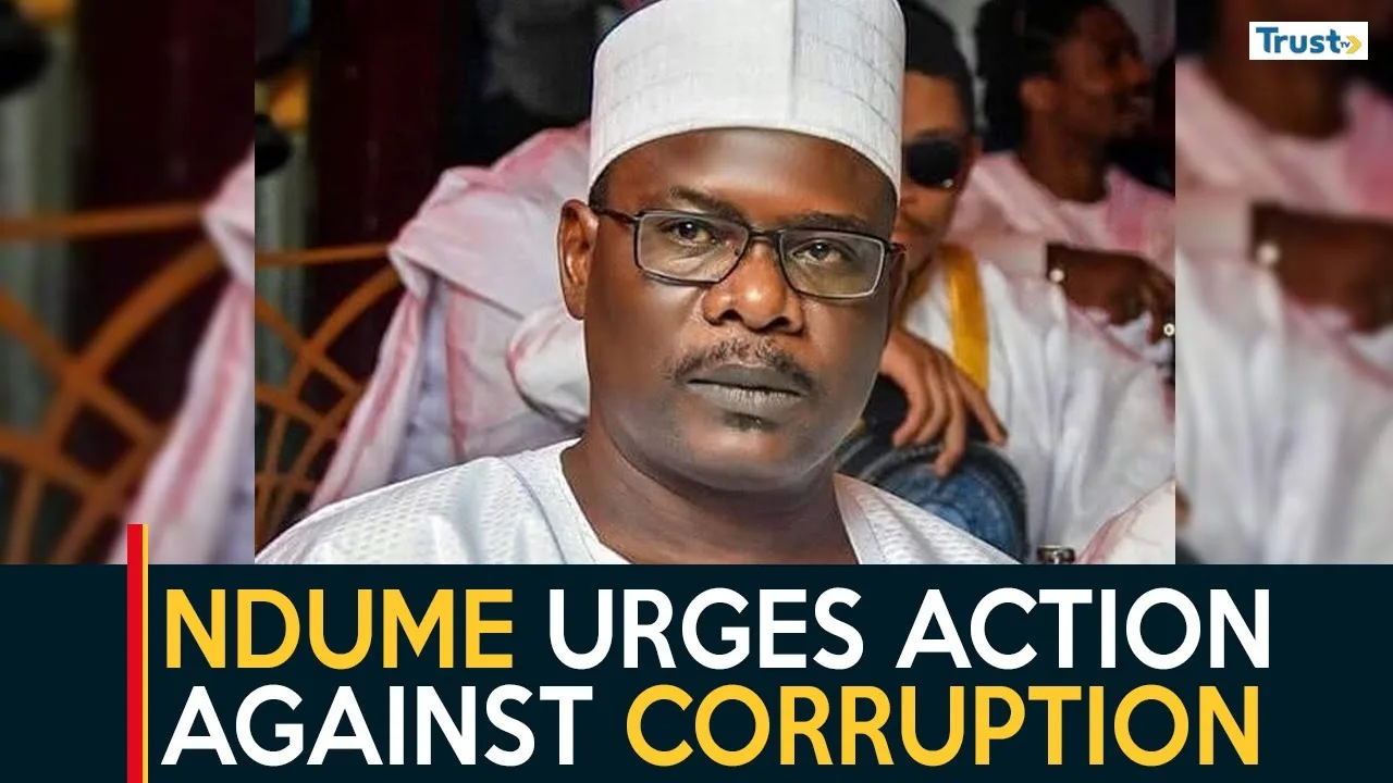 Ndume urges action against corruption, calls for unexplained wealth law + more stories