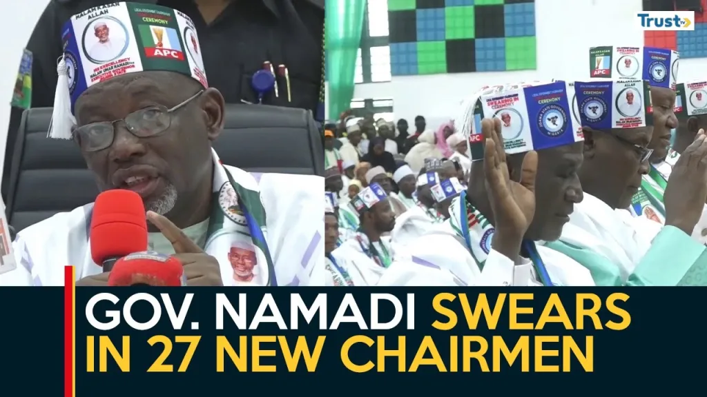 Jigawa Council Poll: Gov. Namadi swears in 27 new chairmen