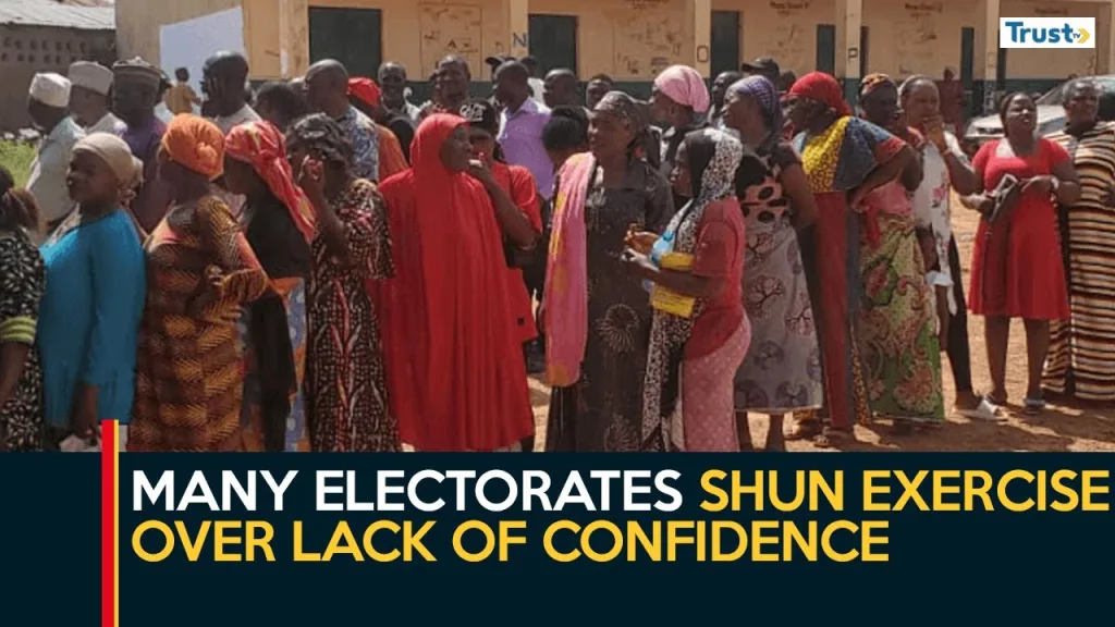 Many electorates shun exercise over lack of confidence in electoral umpire