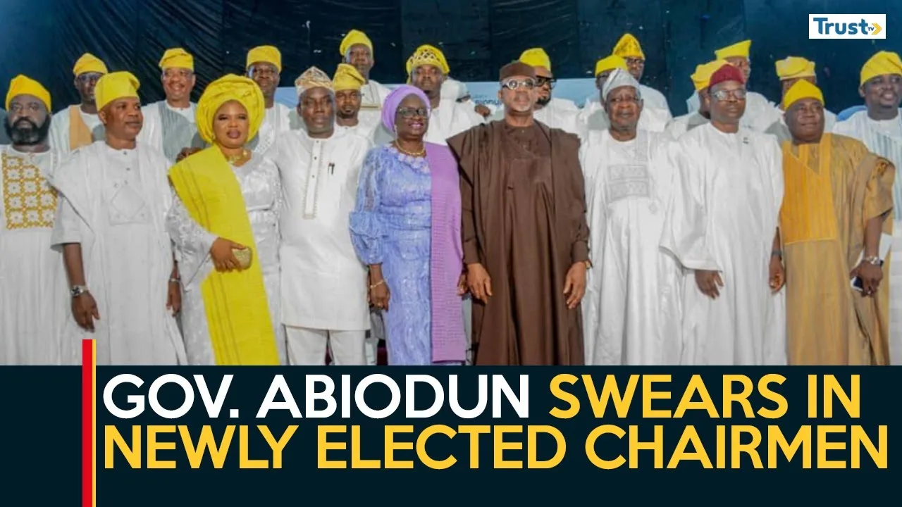 Ogun Council Poll: Gov. Abiodun swears in newly elected chairmen