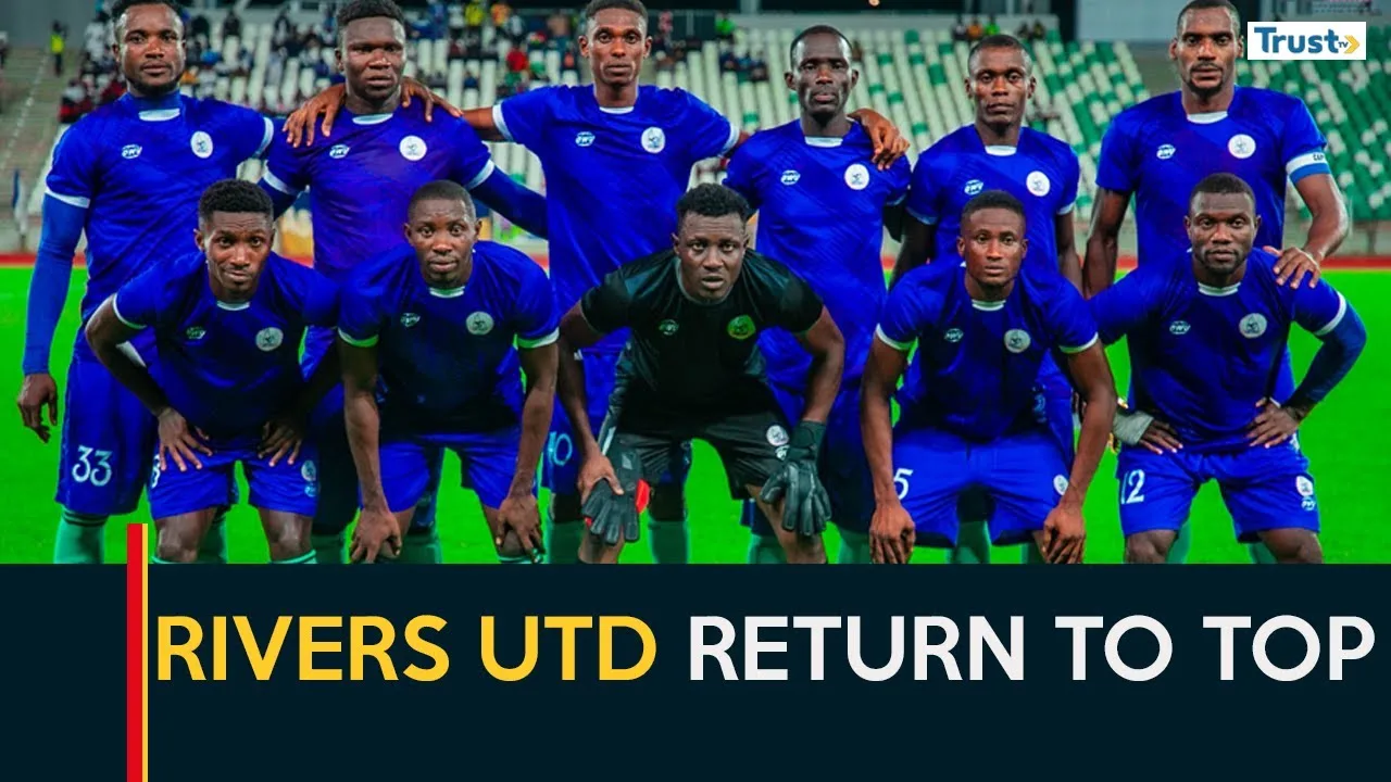 Rivers Utd return to top the as insurance, Lobi in relegation zone + more stories