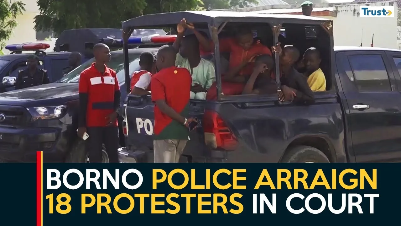 Hunger Protest: Borno police arraign 18 protesters in court