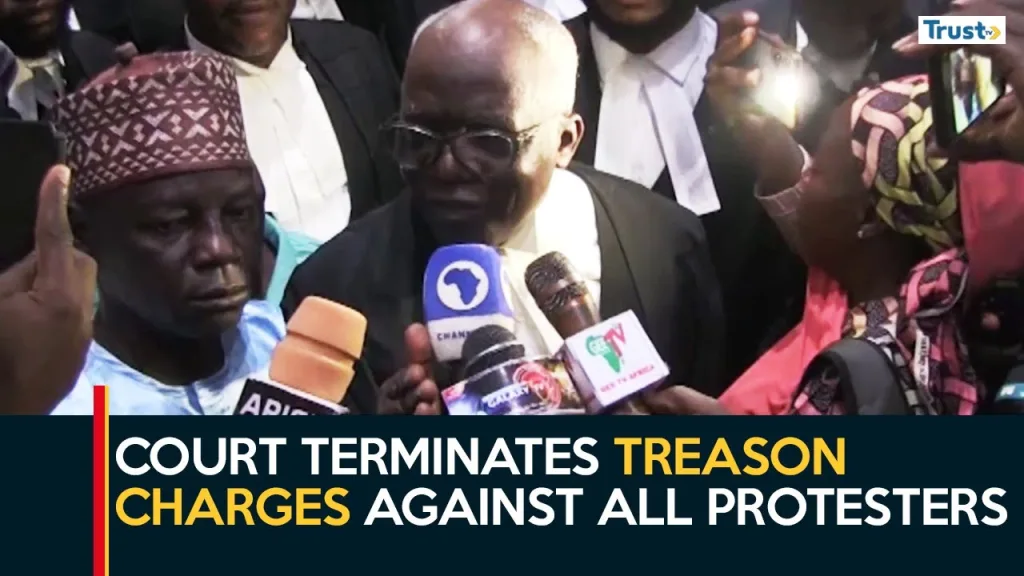 #EndBadGovernance: Court terminates treason charges against all protesters