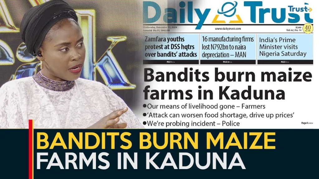 Bandits burn maize farms in Kaduna