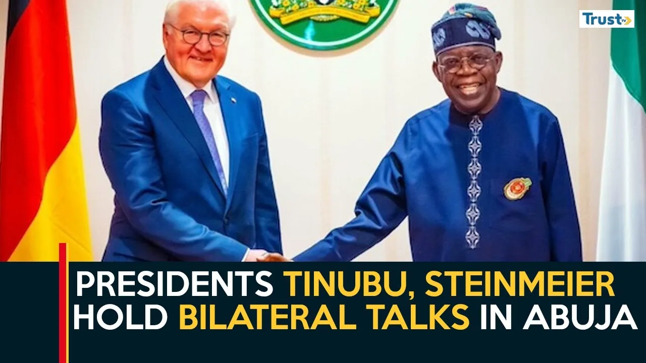 Nigeria Germany Relations: Presidents Tinubu and  Steinmeier hold bilateral talks in Abuja