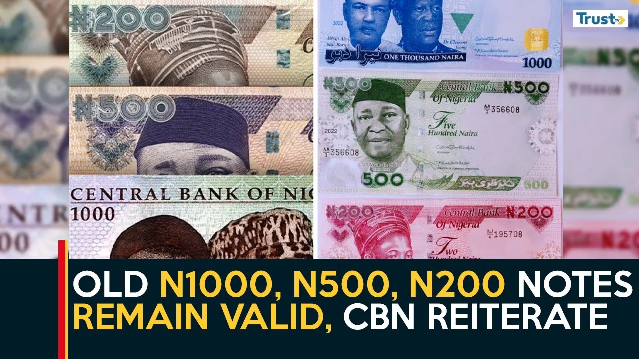 Old N1000, N500, N200 notes remain valid, CBN reiterate + more stories