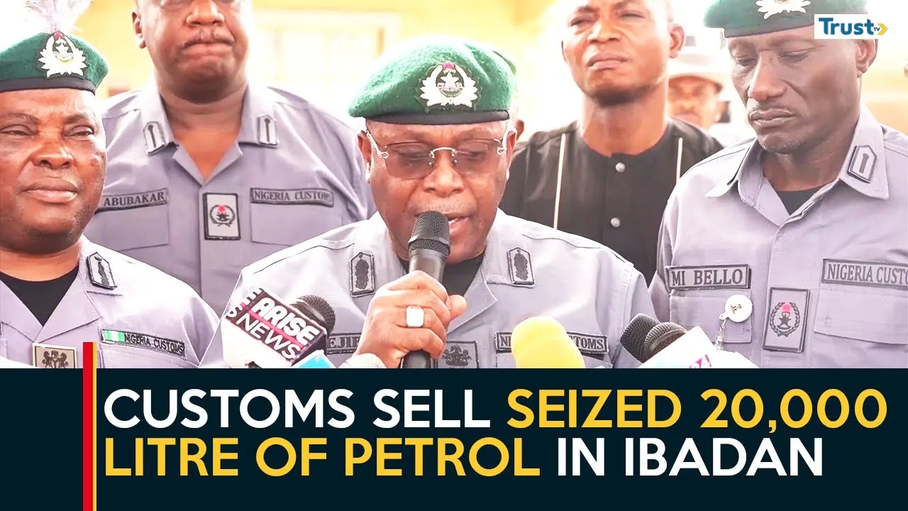 Customs Auction: Service sells seized 20,000 litre of petrol in Ibadan