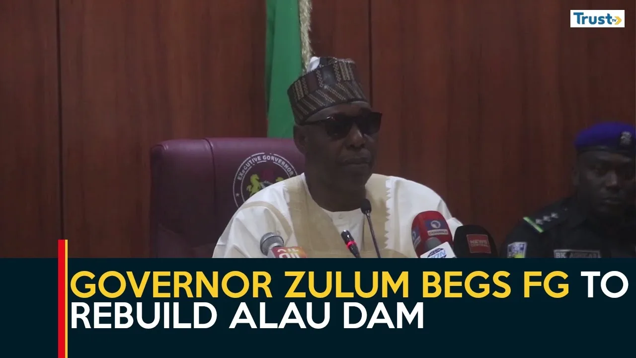 Borno Flood Aftermath: Governor Zulum begs FG to rebuild Alau Dam