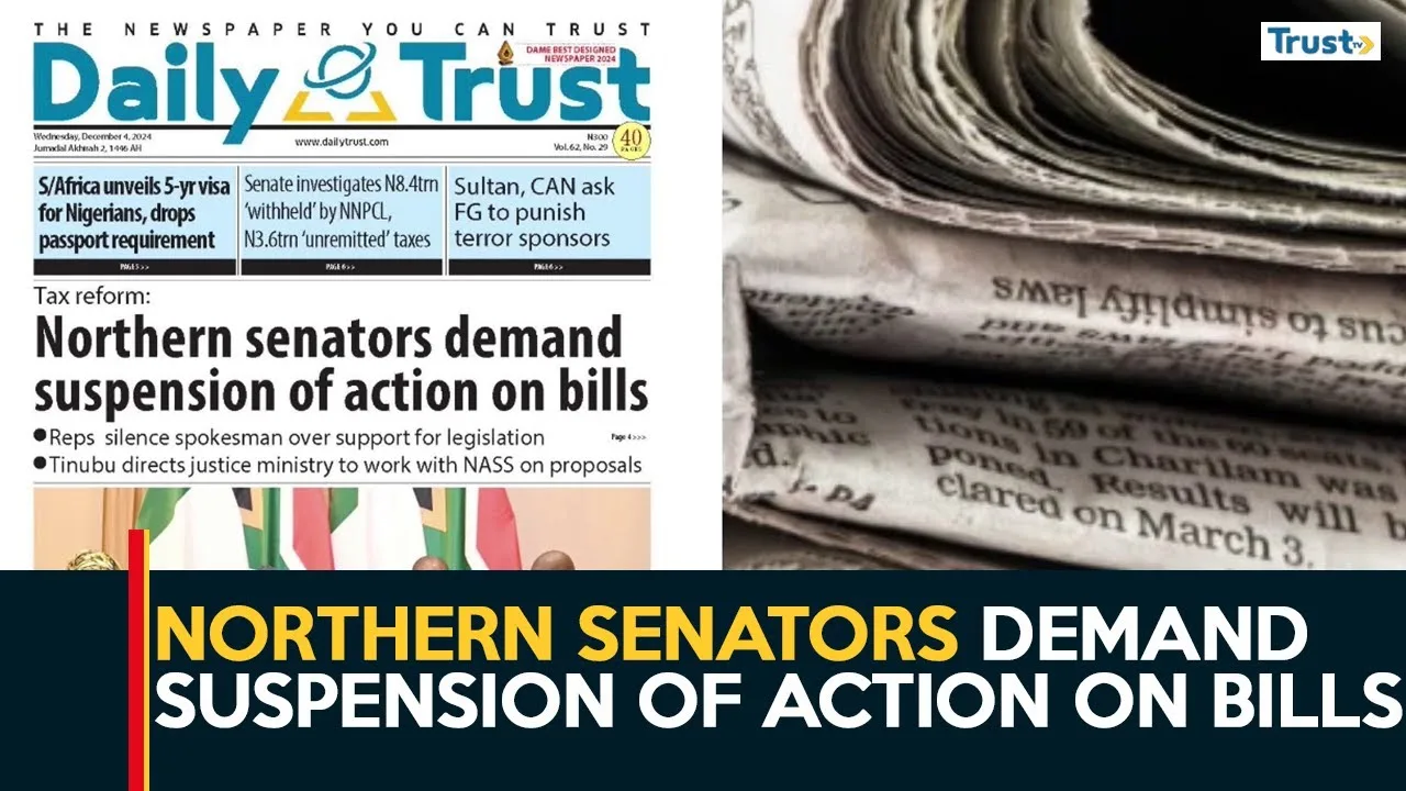 Northern senators demand suspension of action on bills