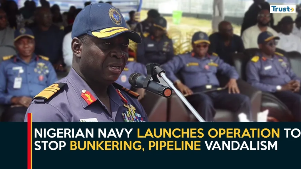 Curbing Oil Theft: Nigerian Navy launches operation to stop bunkering, pipeline vandalism