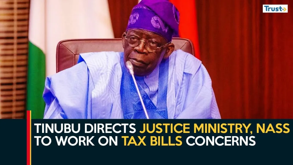 Tinubu directs justice ministry, NASS to work on tax reform bills concerns + more trends