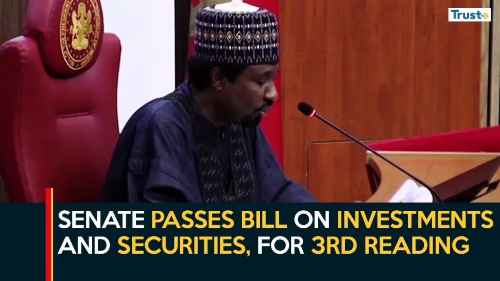Stock Market Regulation: Senate passes bill on investments and securities, for 3rd reading