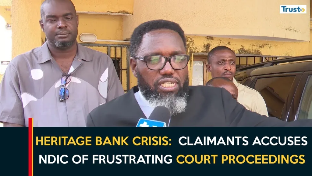 Heritage Bank Crisis: Counsel to claimants accuses NDIC of frustrating court proceedings