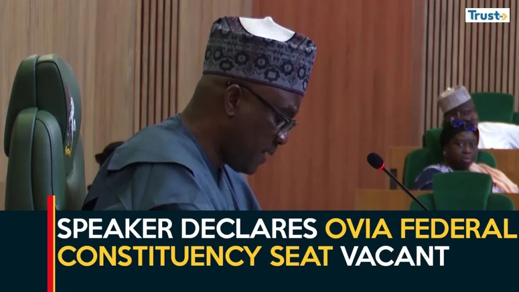 National Assembly: Speaker declares Ovia federal constituency seat vacant