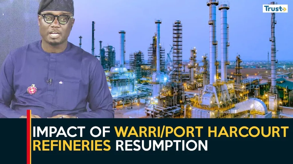 Local Oil Production: Impact of Warri/Port Harcourt refineries resumption