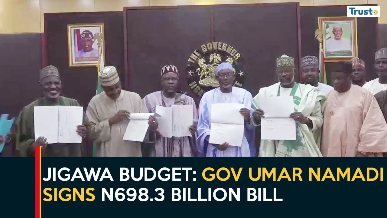 Jigawa Budget: Governor Umar Namadi signs N698.3 billion bill