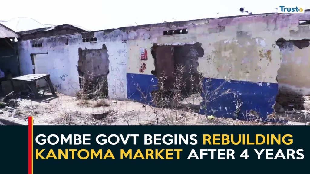 Kantoma Market: Gombe govt begins rebuilding after four years