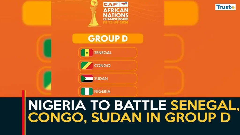 Nigeria to battle Senegal, Congo, Sudan in Group D + more stories