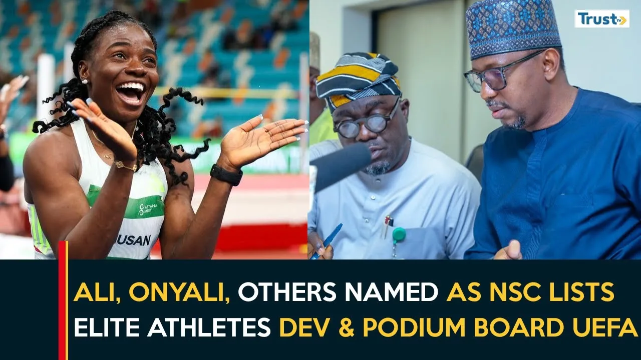 Ali, Onyali, others named as NSC lists elite athletes development & podium board UEFA
