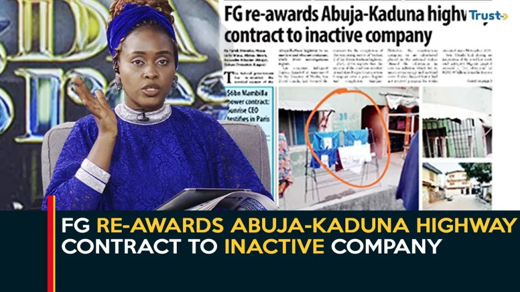 Newspaper Review: FG re-awards Abuja-Kaduna highway contract to inactive company + more