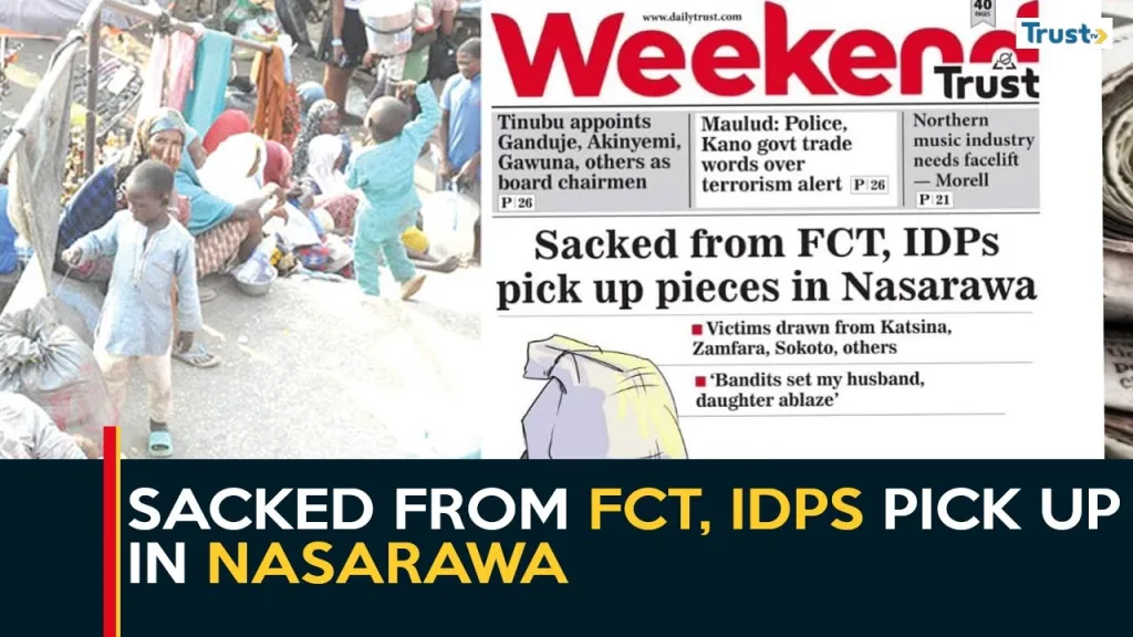 Sacked from FCT, IDPs pick up in Nasarawa