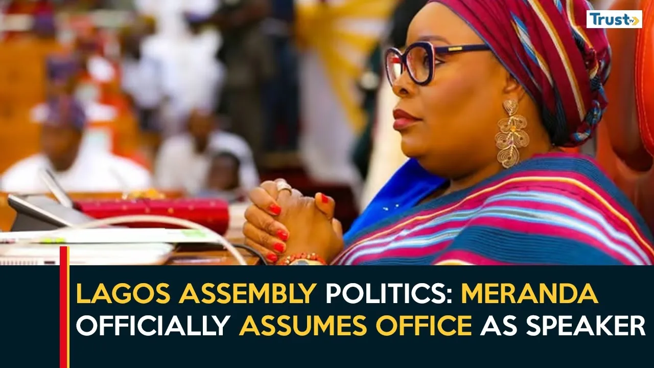 Lagos Assembly Politics: Meranda officially assumes office as speaker