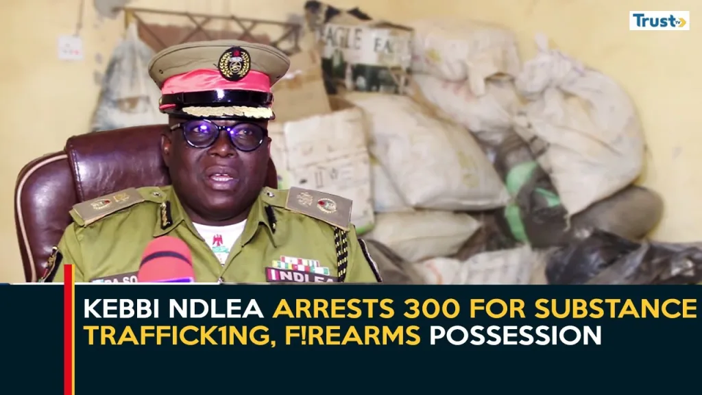 Kebbi NDLEA arrests 300 for substance trafficking, firearms possession