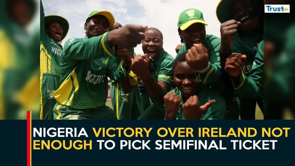 Nigeria’s victory over Ireland not enough to pick semifinal ticket
