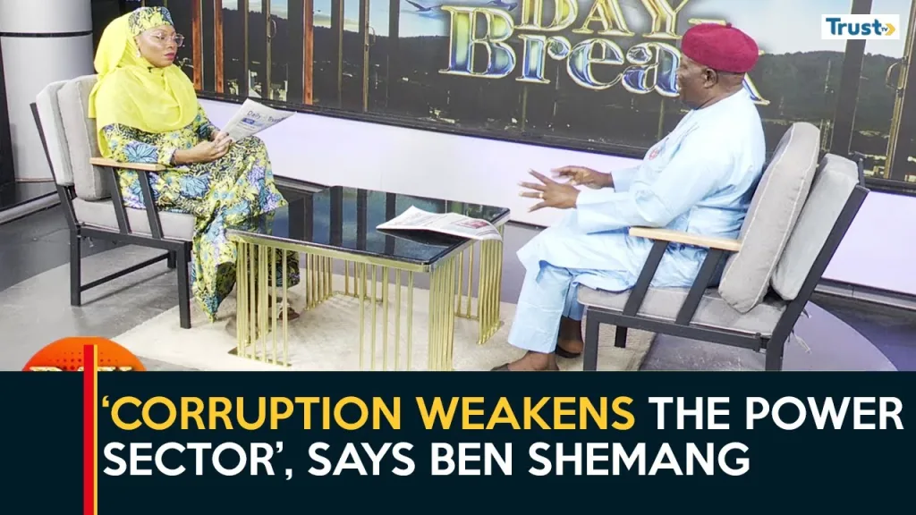 “Corruption weakens the power sector”, Ben Shemang decries epileptic power in Nigeria 