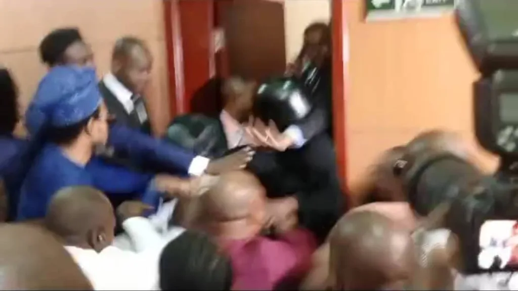 Protest Erupts at Lagos Assembly Over Alleged Move to Unseat Speaker