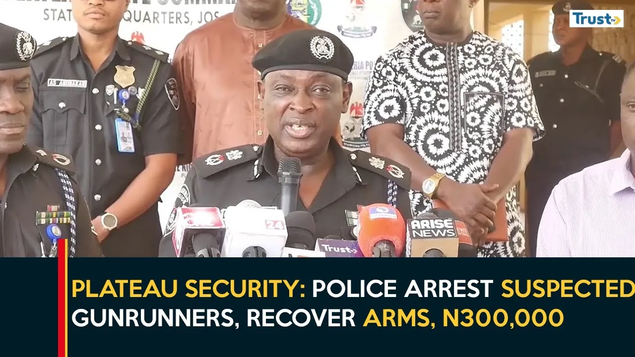 Plateau Security: Police arrest suspected gunrunners, recover arms, N300,000