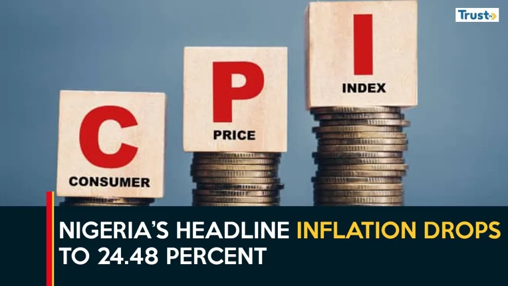 Nigeria’s headline inflation drops to 24.48%, as NBS rebases inflation basket