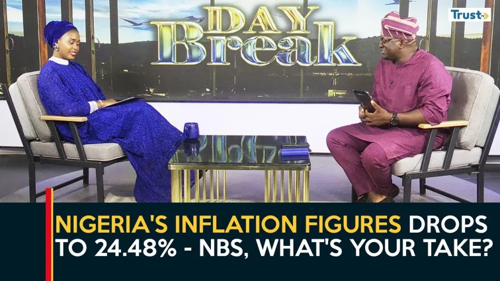 Nigeria’s inflation figures drops to 24.48% – NBS. What’s your take?