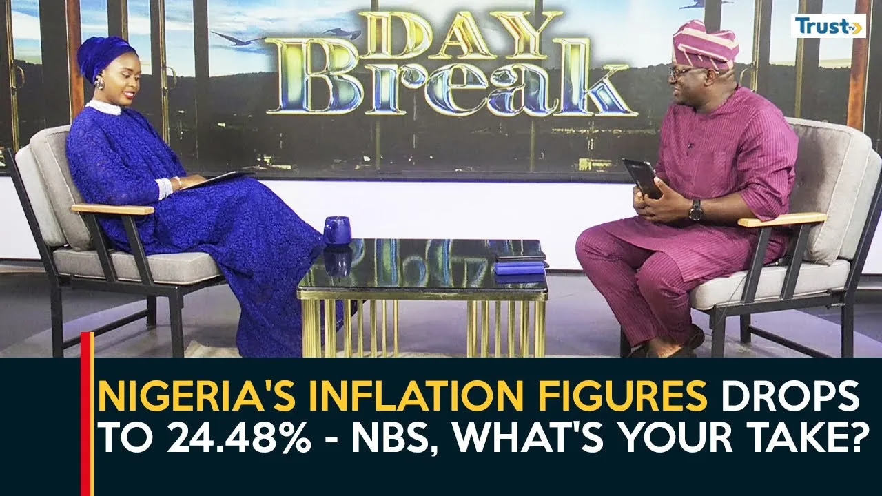 Nigeria’s inflation figures drops to 24.48% – NBS. What’s your take?
