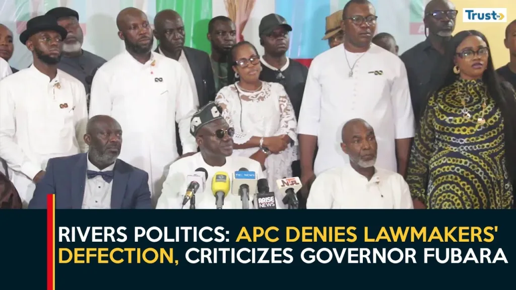 Rivers Politics: APC denies lawmakers’ defection, criticizes Governor Fubara