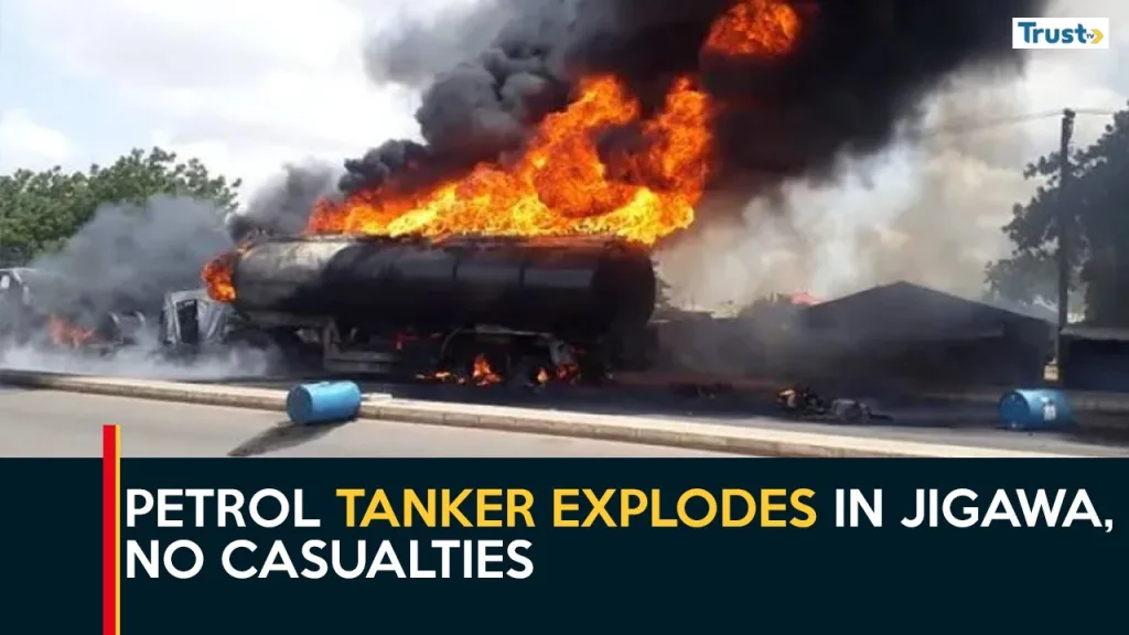 Jigawa Inferno: Petrol tanker explodes, no casualties